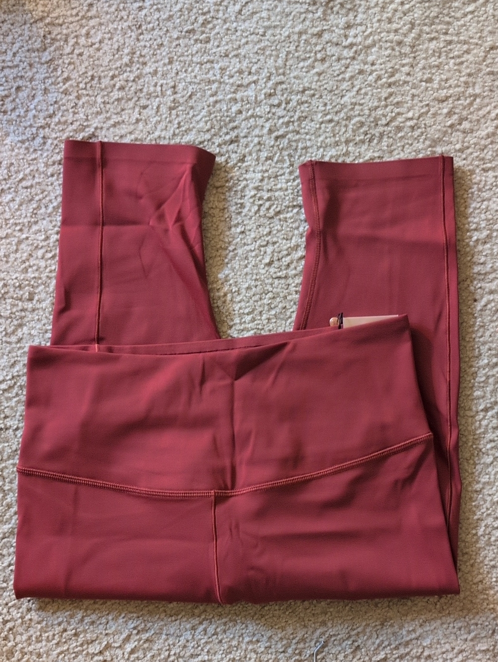 CALIA by Carrie Underwood Crop High-Waist Leggings in Dusty Rose